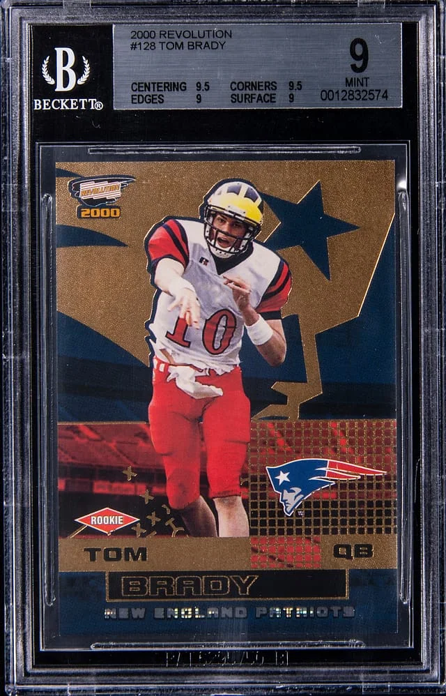 2000 Revolution Tom Brady #128 card image