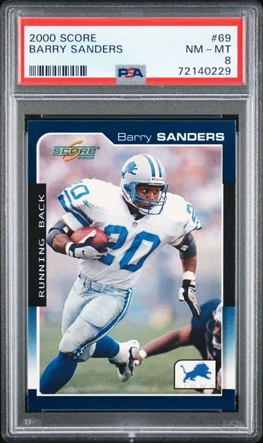 2000 Score Barry Sanders #69 card image
