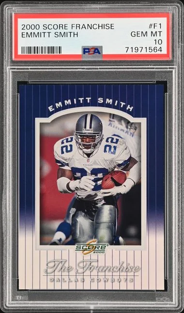 2000 Score Emmitt Smith Franchise #F1 card image