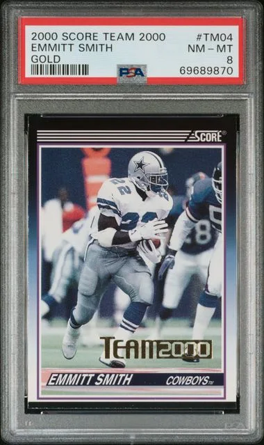 2000 Score Emmitt Smith Team 2000 Gold #TM04 card image