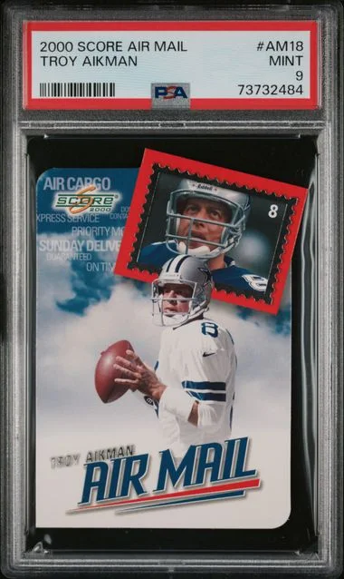 2000 Score Troy Aikman Air Mail #AM18 card image