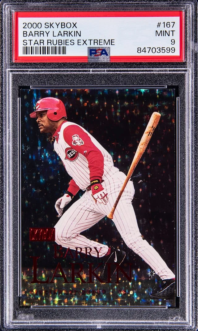2000 SkyBox Barry Larkin Star Rubies Extreme #167 card image