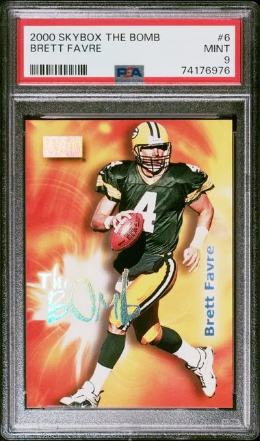 2000 SkyBox Brett Favre The Bomb #6 card image