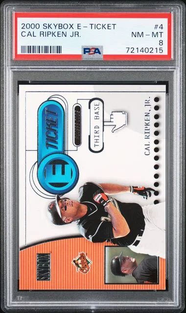 2000 SkyBox Cal Ripken Jr. E-Ticket #4 card image