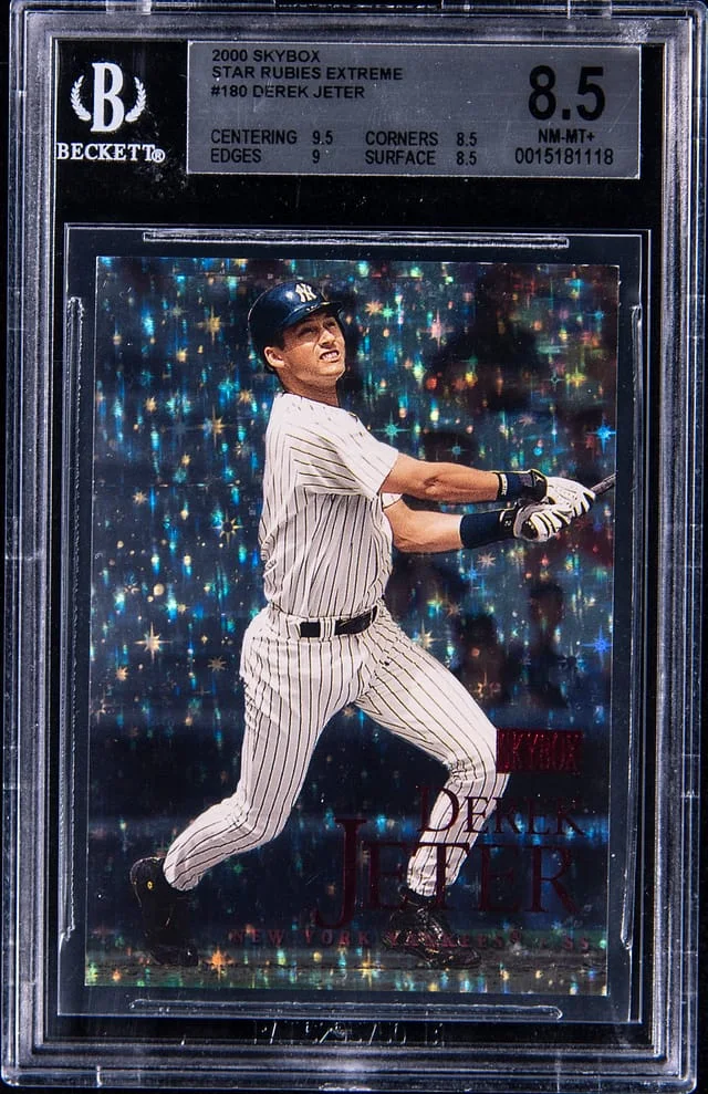 2000 SkyBox Derek Jeter Star Rubies Extreme #180 card image