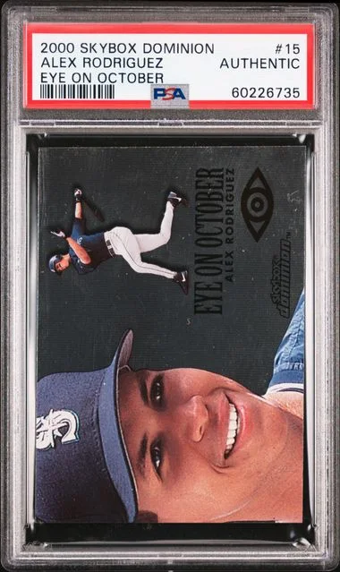 2000 SkyBox Dominion Alex Rodriguez Eye On October Eye On October #15 card image