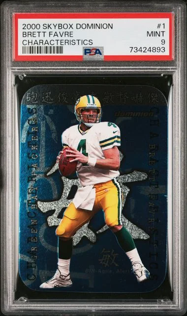2000 SkyBox Dominion Brett Favre Characteristics #1 card image