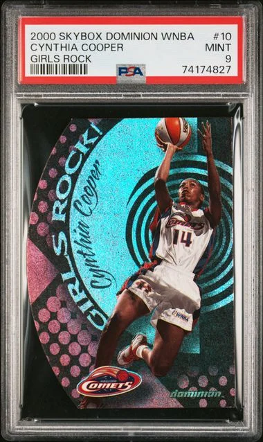 2000 SkyBox Dominion Cynthia Cooper WNBA Girls Rock #10 card image