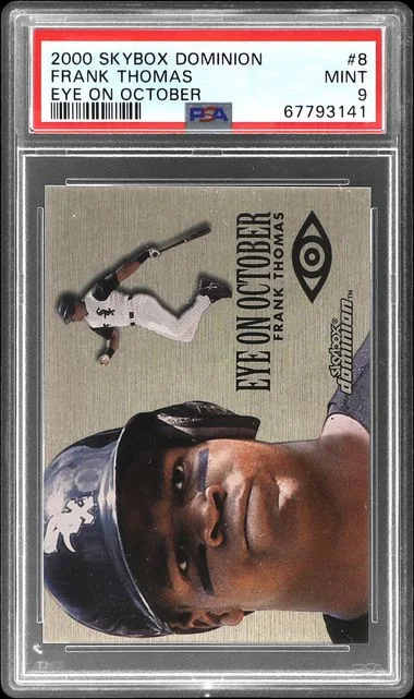 2000 SkyBox Dominion Frank Thomas Eye On October #8 card image