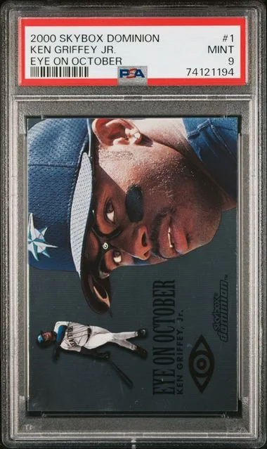 2000 SkyBox Dominion Ken Griffey Jr. Eye On October #1 card image