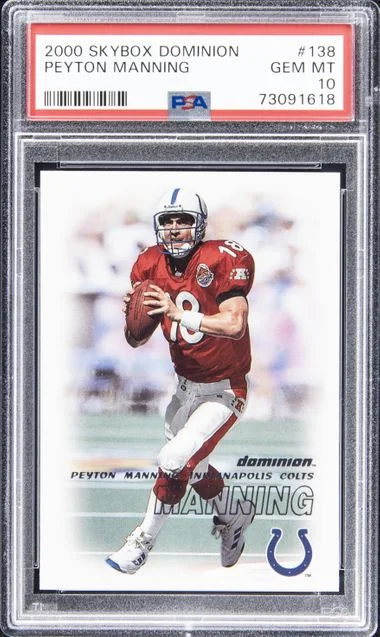 2000 SkyBox Dominion Peyton Manning #138 card image