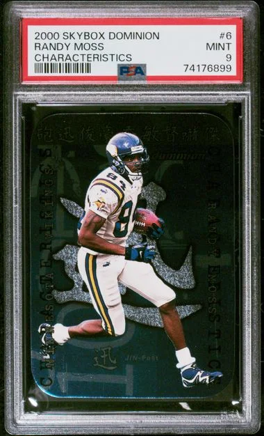 2000 SkyBox Dominion Randy Moss Characteristics #6 card image