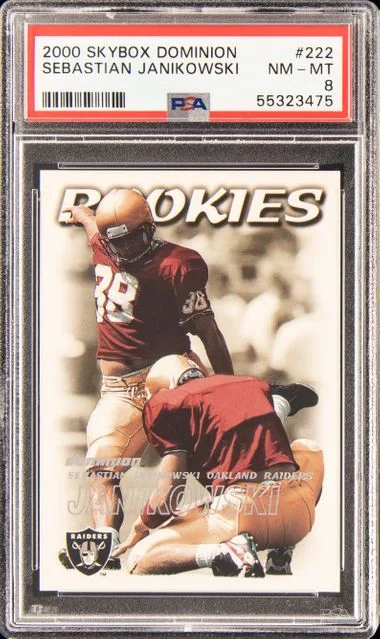 2000 SkyBox Dominion Sebastian Janikowski #222 card image