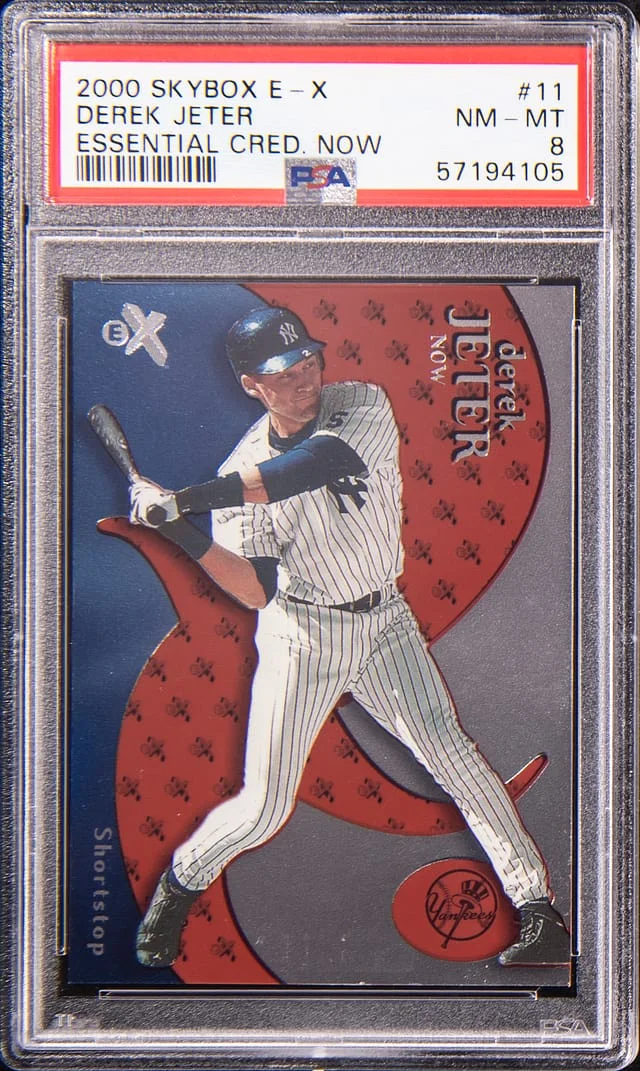 2000 SkyBox E-X Derek Jeter Essential Credentials Now #11 card image