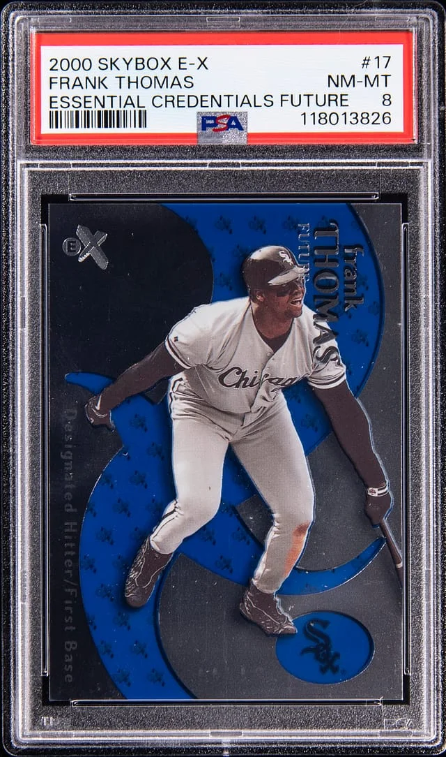 2000 SkyBox E-X Frank Thomas Essential Credentials Future #17 card image