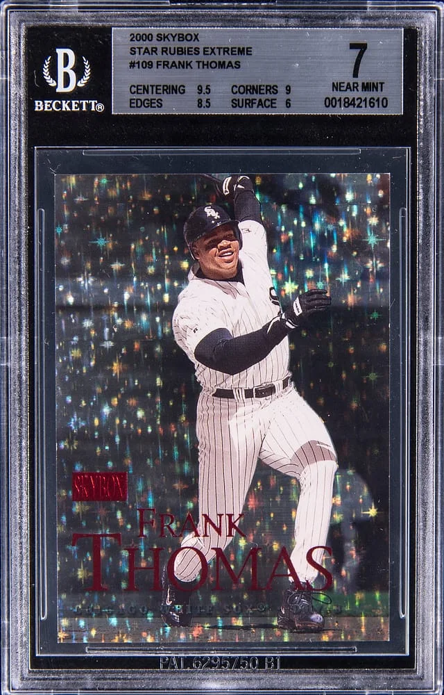 2000 SkyBox Frank Thomas Star Rubies Extreme #169 card image