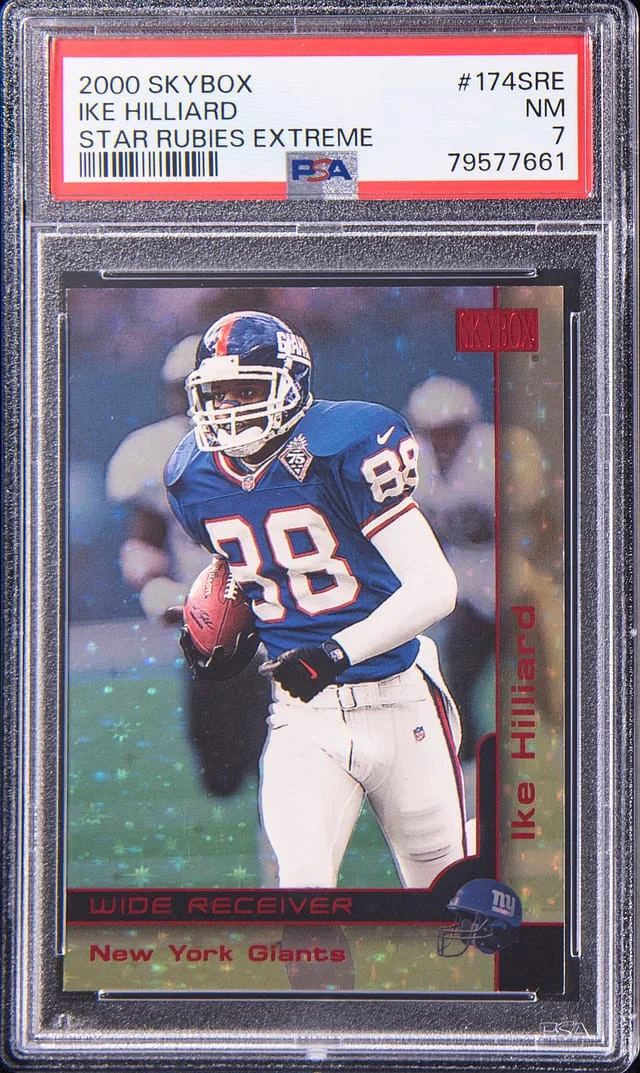 2000 SkyBox Ike Hilliard Star Rubies Extreme #174SRE card image