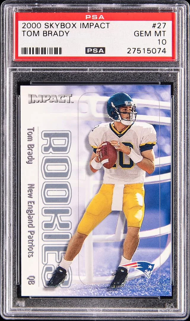 2000 SkyBox Impact Tom Brady #27 card image