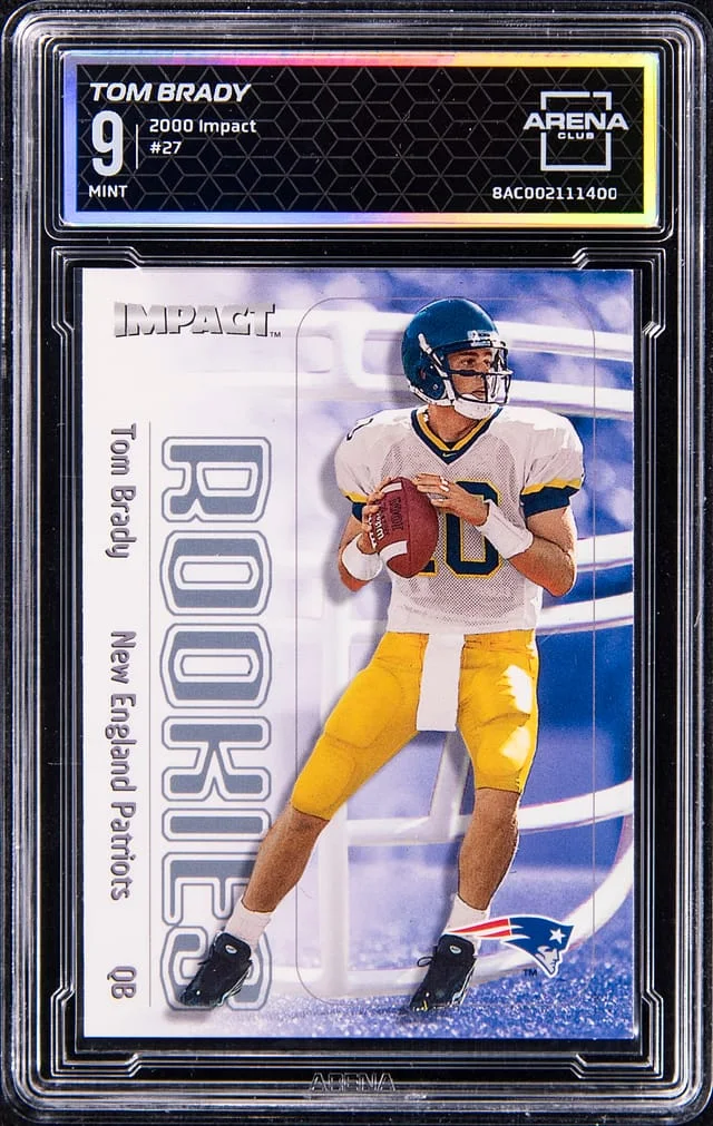2000 SkyBox Impact Tom Brady - AC #27 card image