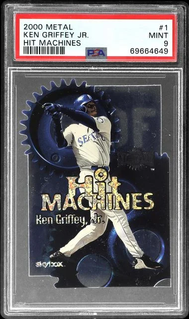 2000 SkyBox Ken Griffey Jr. Metal Hit Machines #1 card image