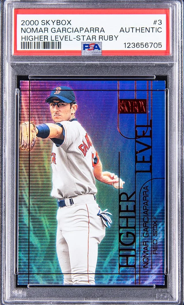 2000 SkyBox Nomar Garciaparra Star Higher Level Star Ruby #3 card image