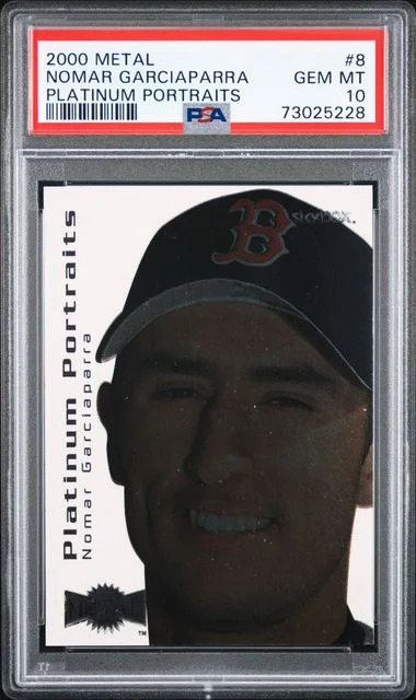 2000 SkyBox Nomar Garciaparra Metal Platinum Portraits #8 card image
