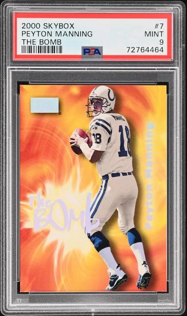 2000 SkyBox Peyton Manning The Bomb #7 card image