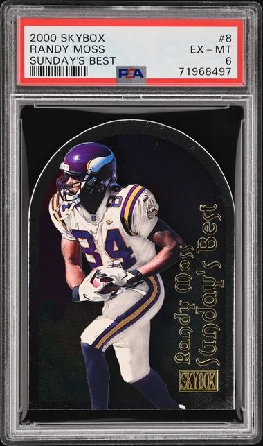 2000 SkyBox Randy Moss Sunday's Best #8 card image
