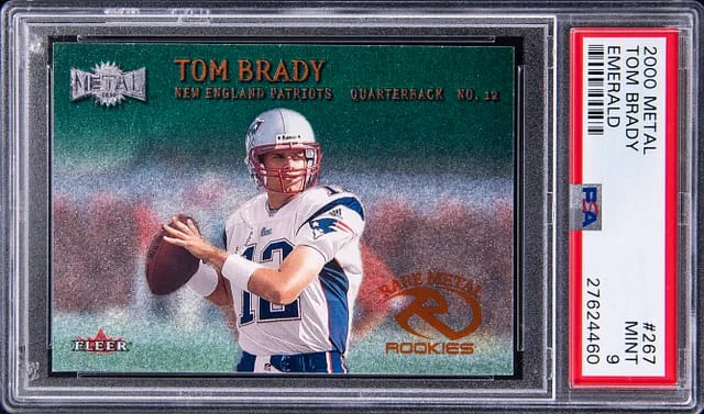 2000 SkyBox Tom Brady Metal Emerald #267 card image
