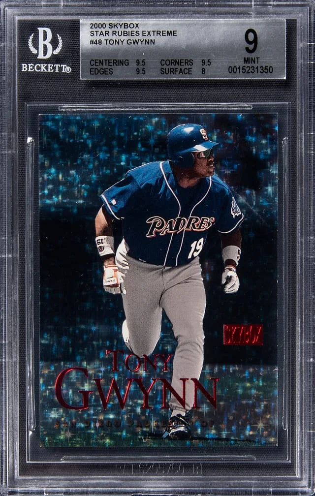 2000 SkyBox Tony Gwynn Star Rubies Extreme #48SRE card image