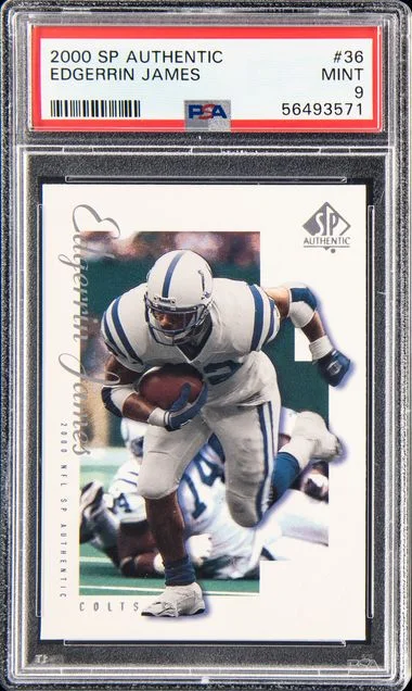 2000 SP Authentic Edgerrin James #36 card image