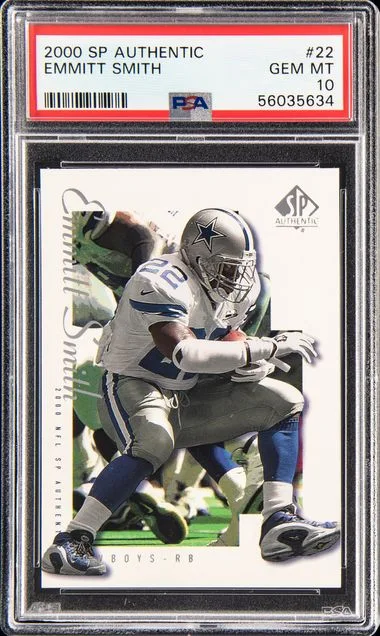 2000 SP Authentic Emmitt Smith #22 card image