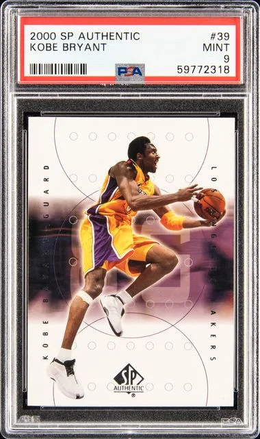 2000 SP Authentic Kobe Bryant #39 card image