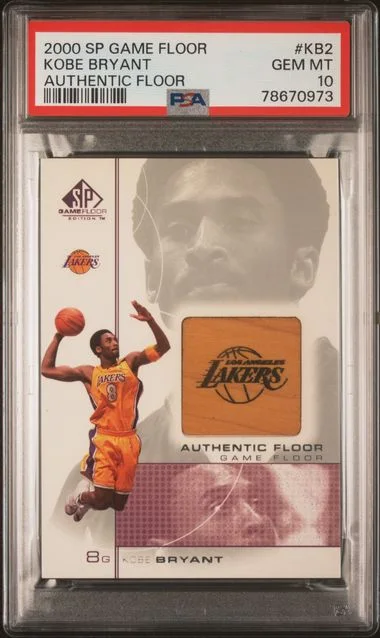 2000 SP Game Floor Authentic Floor Authentic Floor Kobe Bryant #KB2 card image