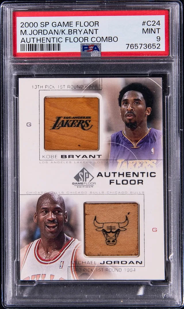 2000 Sp Game Floor Authentic Floor Combo Kobe Bryant/Michael Jordan #C24 card image