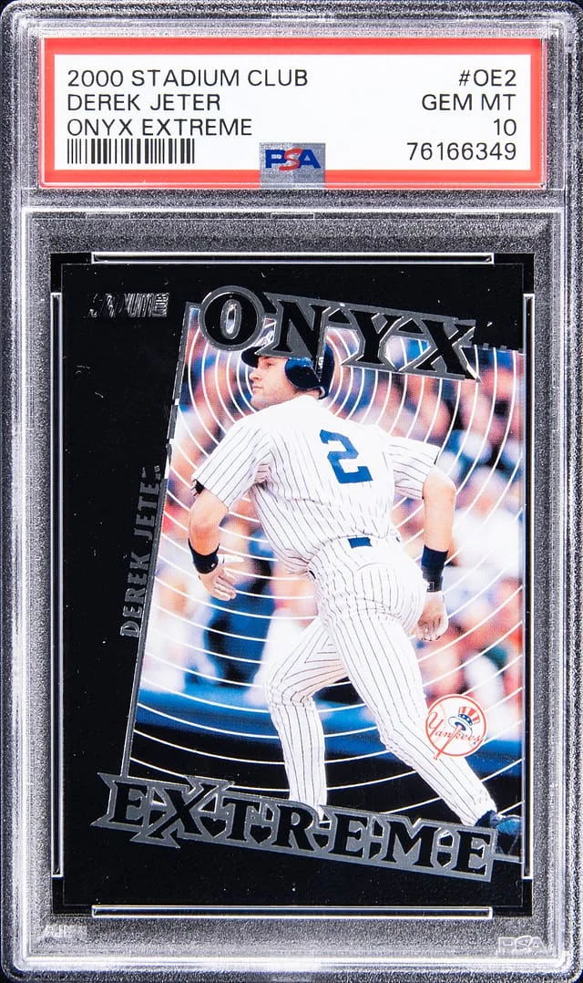 2000 Stadium Club Derek Jeter Onyx Extreme #OE2 card image