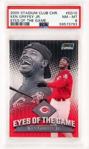 2000 Stadium Club Ken Griffey Jr. Chrome Eyes Of The Game #EG10 card image
