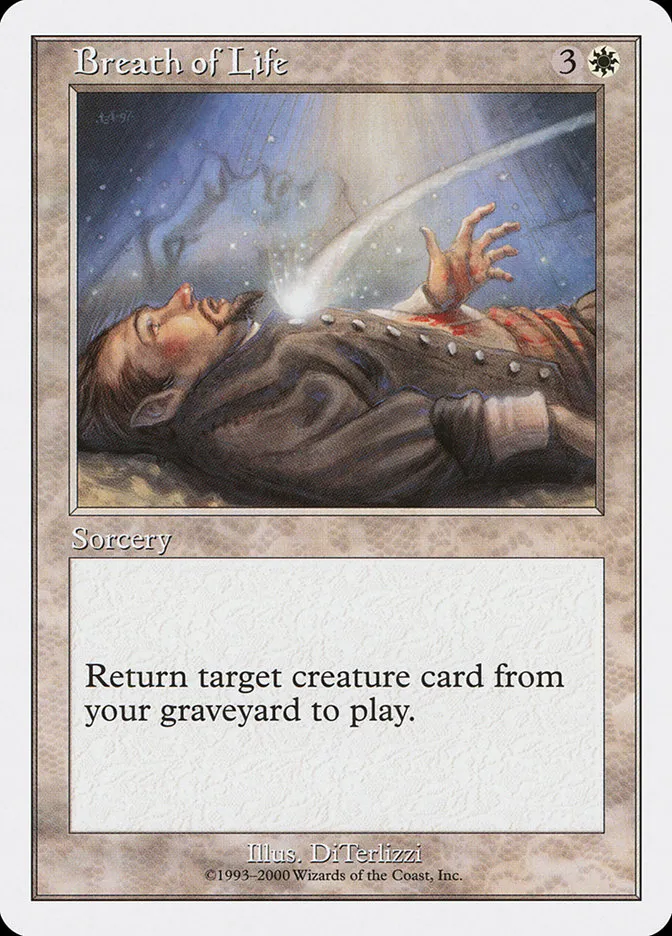 2000 Starter 2000 Breath of Life uncommon #3 unlisted card image