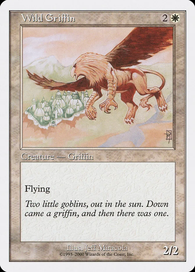 2000 Starter 2000 Wild Griffin common #11 unlisted card image