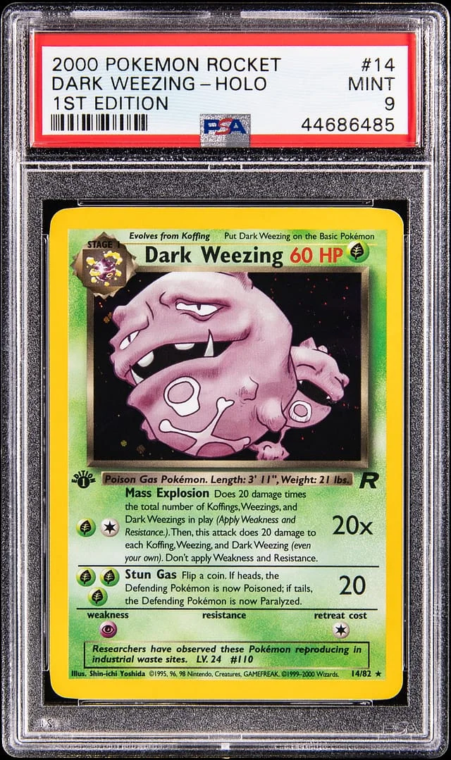 2000 Team Rocket #14 1st Edition Holo #14 card image
