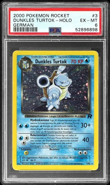2000 Team Rocket Dunkles Turtok German Holofoil #3 card image