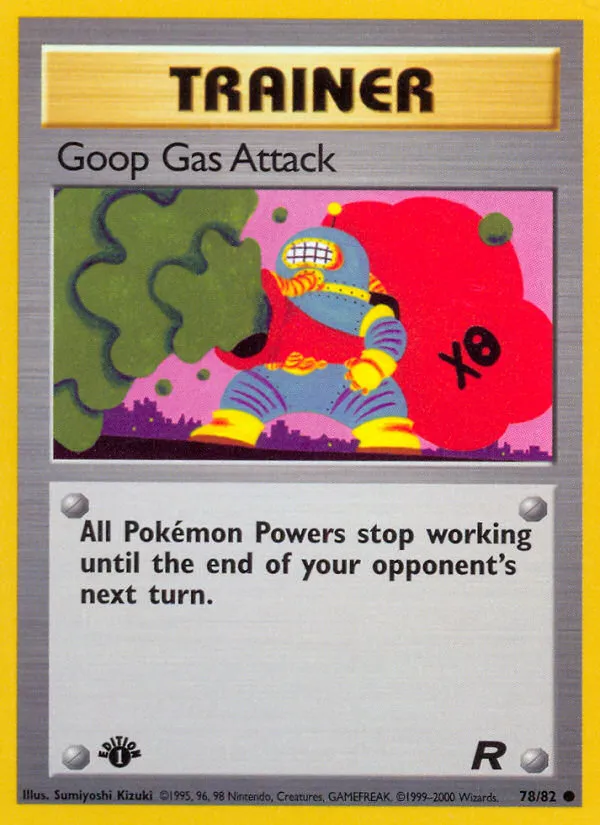 2000 Team Rocket Goop Gas Attack Common #78/82 Common card image