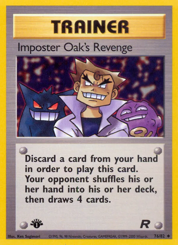 2000 Team Rocket Imposter Oak's Revenge Uncommon #76/82 Uncommon card image