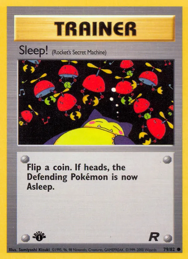 2000 Team Rocket Sleep! Common #79/82 Common card image