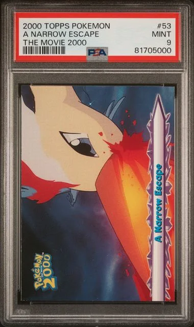 2000 Topps A Narrow Escape Pokemon The Movie 2000 #53 card image