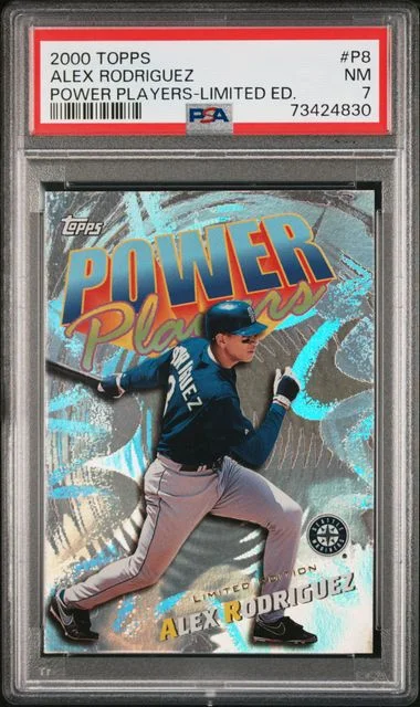 2000 Topps Alex Rodriguez Power Players Limited Edition #P8 card image