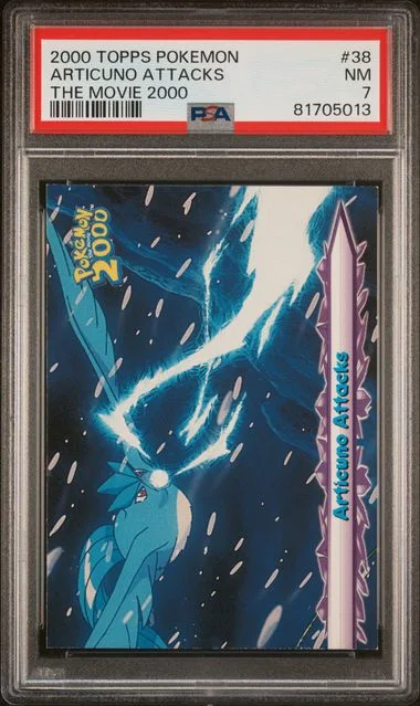 2000 Topps Articuno Attacks Pokemon The Movie 2000 #38 card image