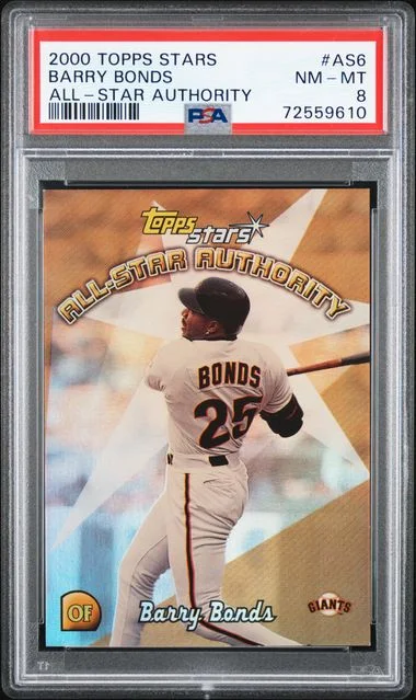 2000 Topps Barry Bonds Stars All-Star Authority #AS6 card image