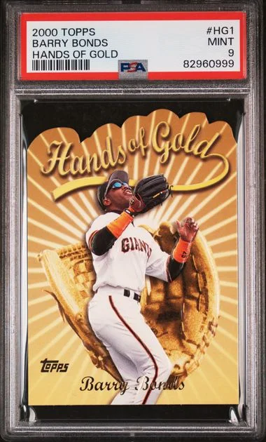 2000 Topps Barry Bonds Hands Of Gold #Hg1 card image