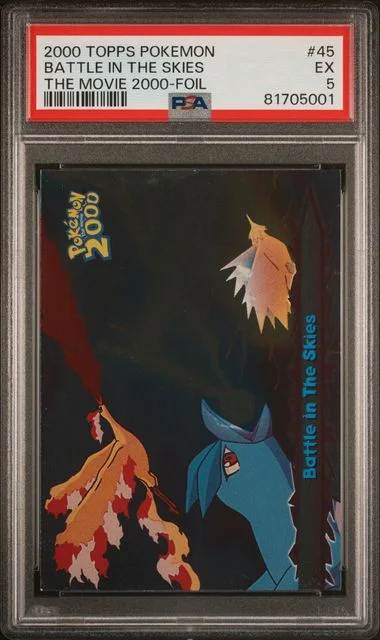 2000 Topps Battle In The Skies Pokemon The Movie 2000 Foil #45 card image